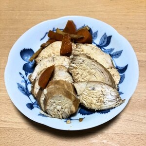 炊飯器で簡単！鷄むね肉のポン酢煮